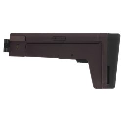 B5 SYSTEMS AK FOLDING STOCK, COLLAPSIBLE, FITS 5.5MM FOLDING TRUNNION, PLUM