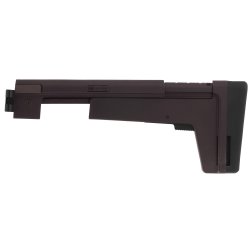 B5 SYSTEMS AK FOLDING STOCK, COLLAPSIBLE, FITS 5.5MM FOLDING TRUNNION, PLUM