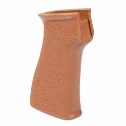 US PALM AK47/74 PISTOL GRIP NEW W/ SCREW, BAKELITE ORANGE