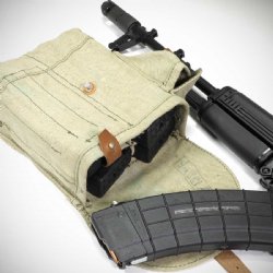 AK74 AK47 RUSSIAN 4 MAG POUCH