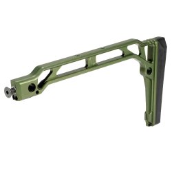 JMAC CUSTOMS SS-9RP WITH RUBBER BUTTPAD FOR 5.5MM FOLDING AK, GREEN