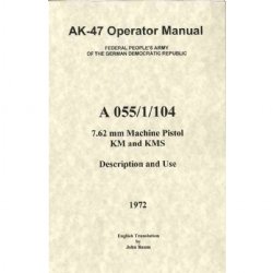 AK47 7.62MM OPERATOR MANUAL