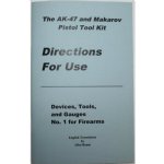 AK47 AND MAKAROV TOOL KIT MANUAL, DDR EAST GERMAN ISSUE
