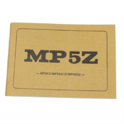HK MP5Z MANUAL, ORIGINAL GERMAN
