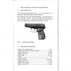 MAKAROV PISTOL OPERATOR MANUAL, DDR EAST GERMAN ISSUE