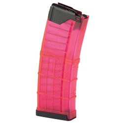 LANCER L5AWM 30RD PINK TRANSLUCENT MAG, 5.56MM / .223REM