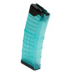 LANCER L5AWM 30RD BLUE TRANSLUCENT MAG, 5.56MM / .223REM