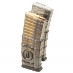 ETS AR15 30RD CLEAR MAG WITH COUPLER, GEN 2