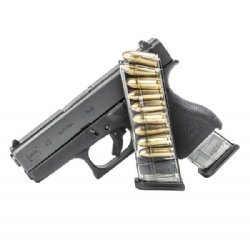 ETS GLOCK 43 9MM 9RD CLEAR MAGAZINE, MODEL 43