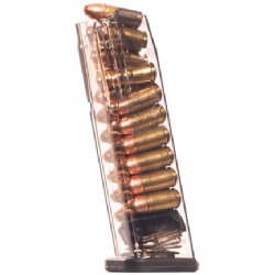 ETS S&W M&P 9MM 17RD MAGAZINE NEW, CLEAR