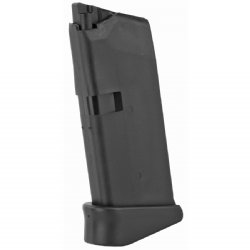 GLOCK OEM 9MM 6RD EXTENDED MAGAZINE, MODEL 43