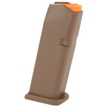 GLOCK OEM 9MM 15RD MAGAZINE, MODEL 19, FDE