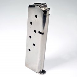 1911 GOVERNMENT .45ACP 7RD NICKEL MAGAZINE, MEC-GAR