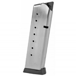 1911 GOVERNMENT .45ACP 8RD NICKEL MAGAZINE, MEC-GAR