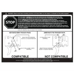 MAGPUL ESK SAFETY SELECTOR FOR SL GRIP MODULE & HK POLYMER SEF TRIGGER HOUSINGS