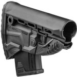 BLACK M4 AK SURVIVAL BUTTSTOCK WITH BUILT-IN MAG CARRIER