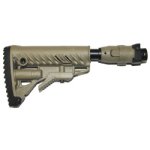 GALIL AR/SAR RECOIL REDUCING M4 FOLDING COLLAPSIBLE BUTTSTOCK, FDE