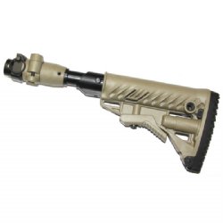 GALIL AR/SAR RECOIL REDUCING M4 FOLDING COLLAPSIBLE BUTTSTOCK, FDE