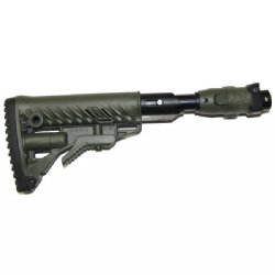 GALIL AR/SAR RECOIL REDUCING M4 FOLDING COLLAPSIBLE BUTTSTOCK, OD GREEN