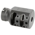 MIDWEST INDUSTRIES ALPHA TANK BRAKE, BLACK NITRIDE, 24MM