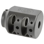 MIDWEST INDUSTRIES ALPHA TANK BRAKE, BLACK NITRIDE, M14X1 LH