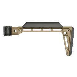 MIDWEST INDUSTRIES MINIMALIST SIDE FOLDING STOCK FOR PICATINNY, FDE