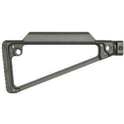 MIDWEST INDUSTRIES TRIANGLE FIXED STOCK FOR PICATINNY, BLACK