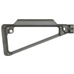 MIDWEST INDUSTRIES TRIANGLE FIXED STOCK FOR PICATINNY, BLACK