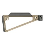 MIDWEST INDUSTRIES TRIANGLE SIDE FOLDING STOCK FOR PICATINNY, FDE