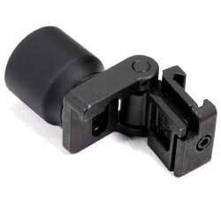 MIDWEST INDUSTRIES PICATINNY SIDE FOLDING HINGE WITH BUFFER TUBE ADAPTER