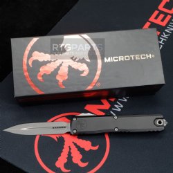 MICROTECH ULTRATECH GEN III ZERO BLADE PLAY OTF AUTOMATIC KNIFE, 3.5" M390 D/E DAGGER, APOCALYPTIC, 1122-10AP