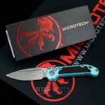 MICROTECH LUDT GEN III AUTO KNIFE, S/E, TURQUOISE, 3.5 INCH, APOCALYPTIC, 1135-10APTQ