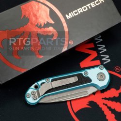 MICROTECH LUDT GEN III AUTO KNIFE, S/E, TURQUOISE, 3.5 INCH, APOCALYPTIC, SERRATED, 1135-11APTQ