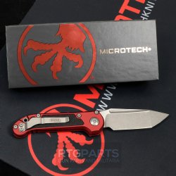 MICROTECH LUDT GEN III AUTO KNIFE, T/E, MERLOT, 3.5 INCH, APOCALYPTIC, 1136-10APMR