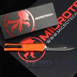 MICROTECH COMBAT TROODON GEN III D/E OTF AUTOMATIC KNIFE, ORANGE, 4 INCH, 1142-1OR