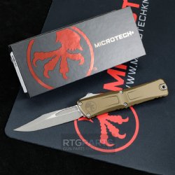 MICROTECH COMBAT TROODON GEN III BOWIE OTF AUTOMATIC KNIFE, OD GREEN, 4 INCH, APOCALYPTIC, 1146-10APOD