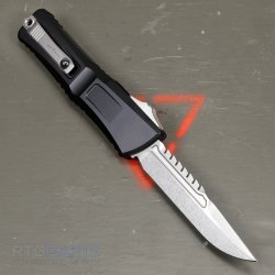 MICROTECH COMBAT TROODON INTERCEPTOR GEN III, OTF, STONEWASH, 4 INCH, 1217-10S