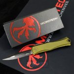 MICROTECH HERA II D/E OTF AUTOMATIC KNIFE, OD GREEN, 4 INCH, 1702-1OD