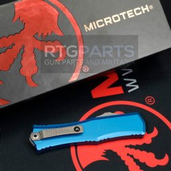 MICROTECH HERA II MINI D/E OTF, AUTOMATIC KNIFE, BLUE, 3 INCH, BLUE, 1702M-10APBL