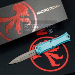 MICROTECH HERA II MINI D/E OTF, AUTOMATIC KNIFE, TURQUOISE, 3 INCH, APOCALYPTIC, 1702M-10APTQ