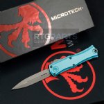 MICROTECH HERA II MINI D/E OTF, AUTOMATIC KNIFE, TURQUOISE, 3 INCH, APOCALYPTIC, 1702M-10APTQ