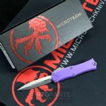 MICROTECH HERA II MINI D/E OTF, AUTOMATIC KNIFE, PURPLE, 3 INCH, STONEWASH, 1702M-10PU