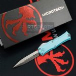 MICROTECH HERA II MINI D/E OTF, AUTOMATIC KNIFE, TURQUOISE 30TH ANNIVERSARY, 3 INCH, STONEWASH, 1702M-10TQ30