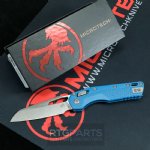 MICROTECH STANDARD ISSUE MSI, S/E, RAM-LOK, BLUE CERAKOTE POLYMER, 3.9 INCH, APOCALYPTIC, 210T-10APPCBL