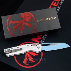 MICROTECH STANDARD ISSUE MSI, S/E, RAM-LOK, WHITE POLYMER, SKY BLUE 3.9 INCH, 210T-1PMCWH-Y7