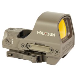 HOLOSUN HS510C REFLEX MRS, RED DUAL RETICLE QR, FDE