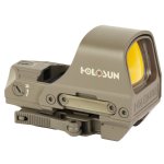 HOLOSUN HS510C REFLEX MRS, RED DUAL RETICLE QR, FDE