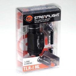 STREAMLIGHT TLR-1 HL 1000 LUMEN, LED WEAPON LIGHT, BLACK