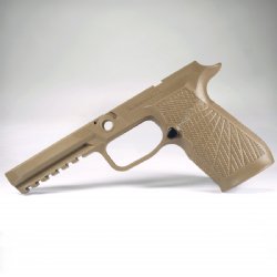 WILSON COMBAT WC320 GRIP MODULE, TAN, P320 FULL SIZE, NO-SAFETY