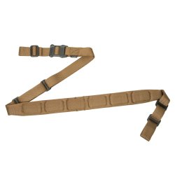 MAGPUL MS1 PADDED SLING, 1 OR 2 POINT, FITS AR RIFLES, COY